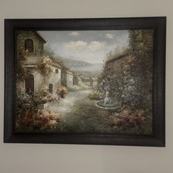 Large Signed Oil Painting