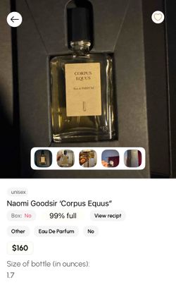 Naomi Goodsir ‘Corpus Equus’ 50ml Fragrance