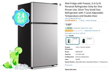 new mini fridge