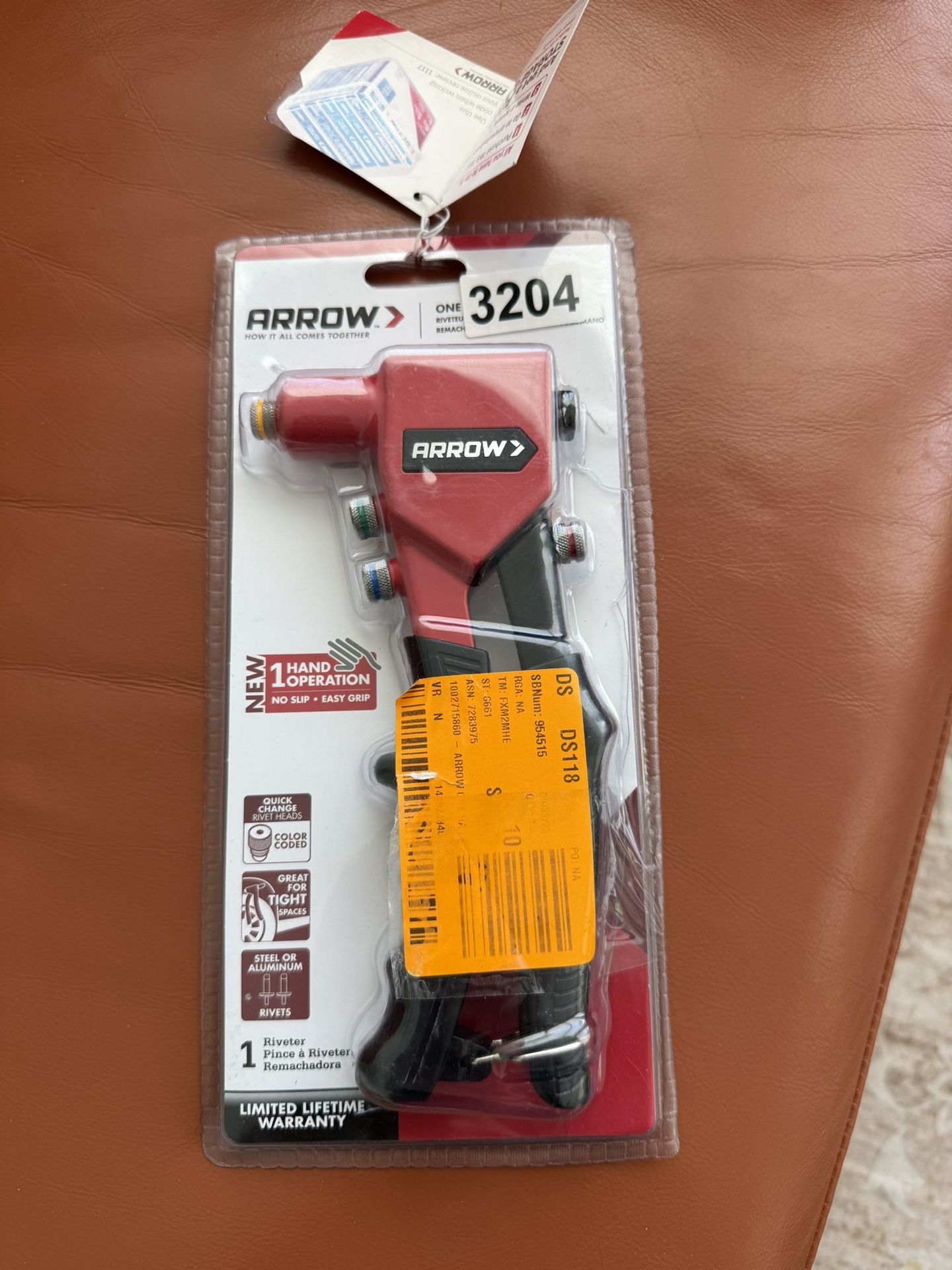New Arrow One Hand Rivet Tool