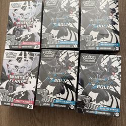 Pokemon tCG Black Bolt White Flare Booster Bundle $45