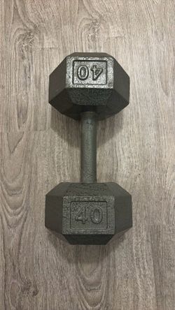 40 lb dumbbell