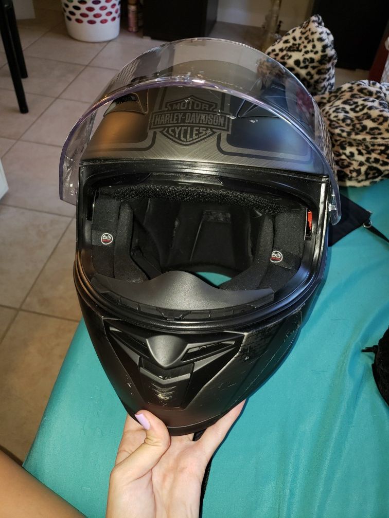 Small Harley Davidson motorcycle helmet