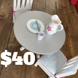 American Girl Dining Set