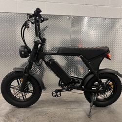 Electric Mini e-Bike, 16x4.0(Fat Tire), 11ah Battery, 20mph Top Speed, 5speed Pedal Assist, 7 Speed Shimano