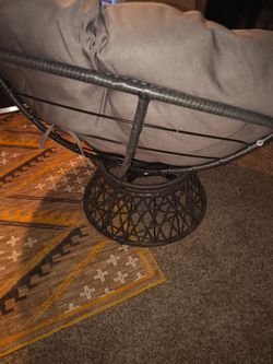 Papasan Chair with Cushion