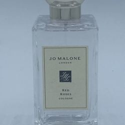 Jo Malone London Red Roses Cologne 3.4 Fl. oz. 100 MI. About 95% Full Without Box *Authentic*