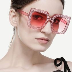 Women's Sparkly Glasses New 
