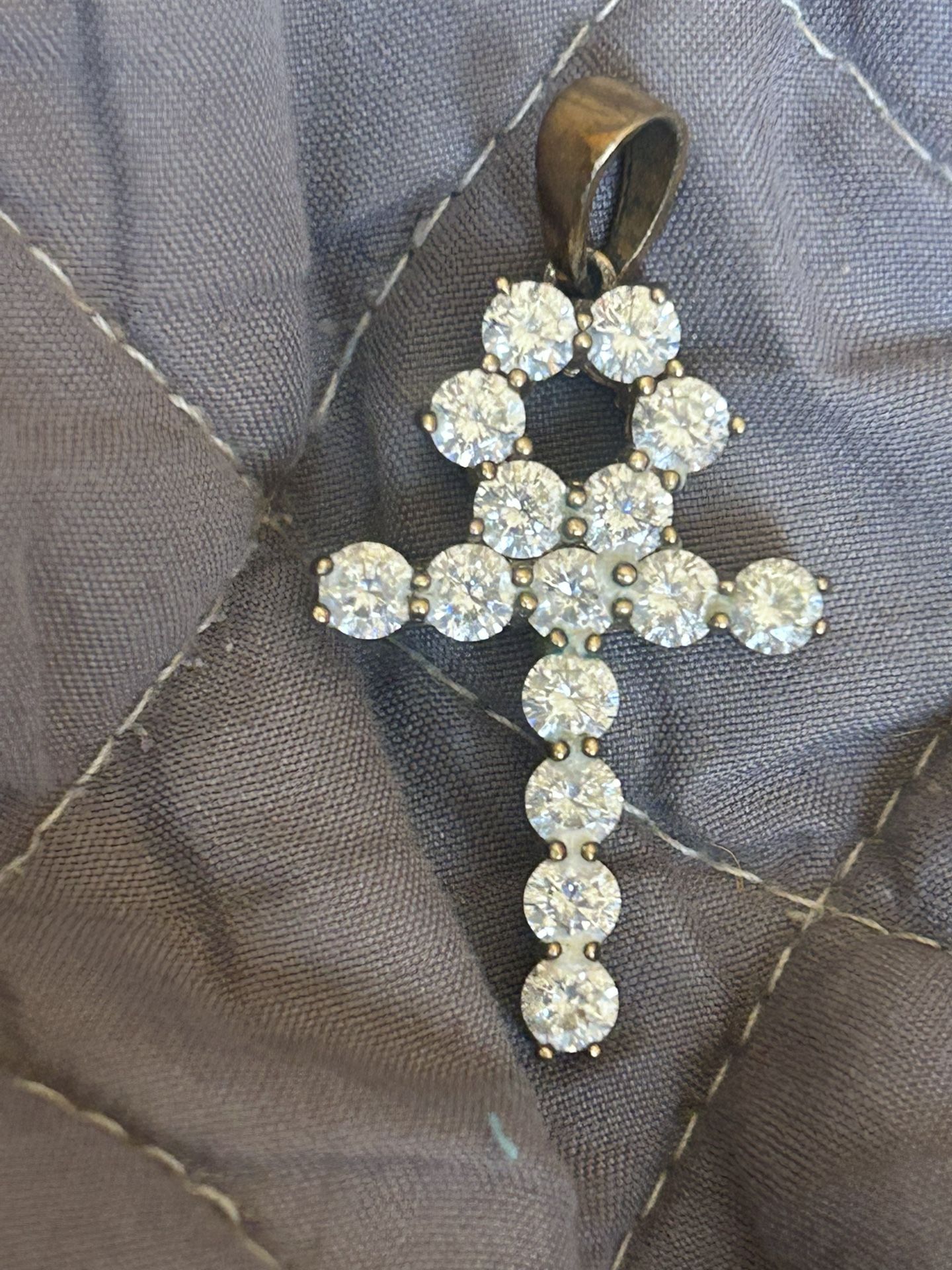 18K GOLD PLATED CROSS PENDANT