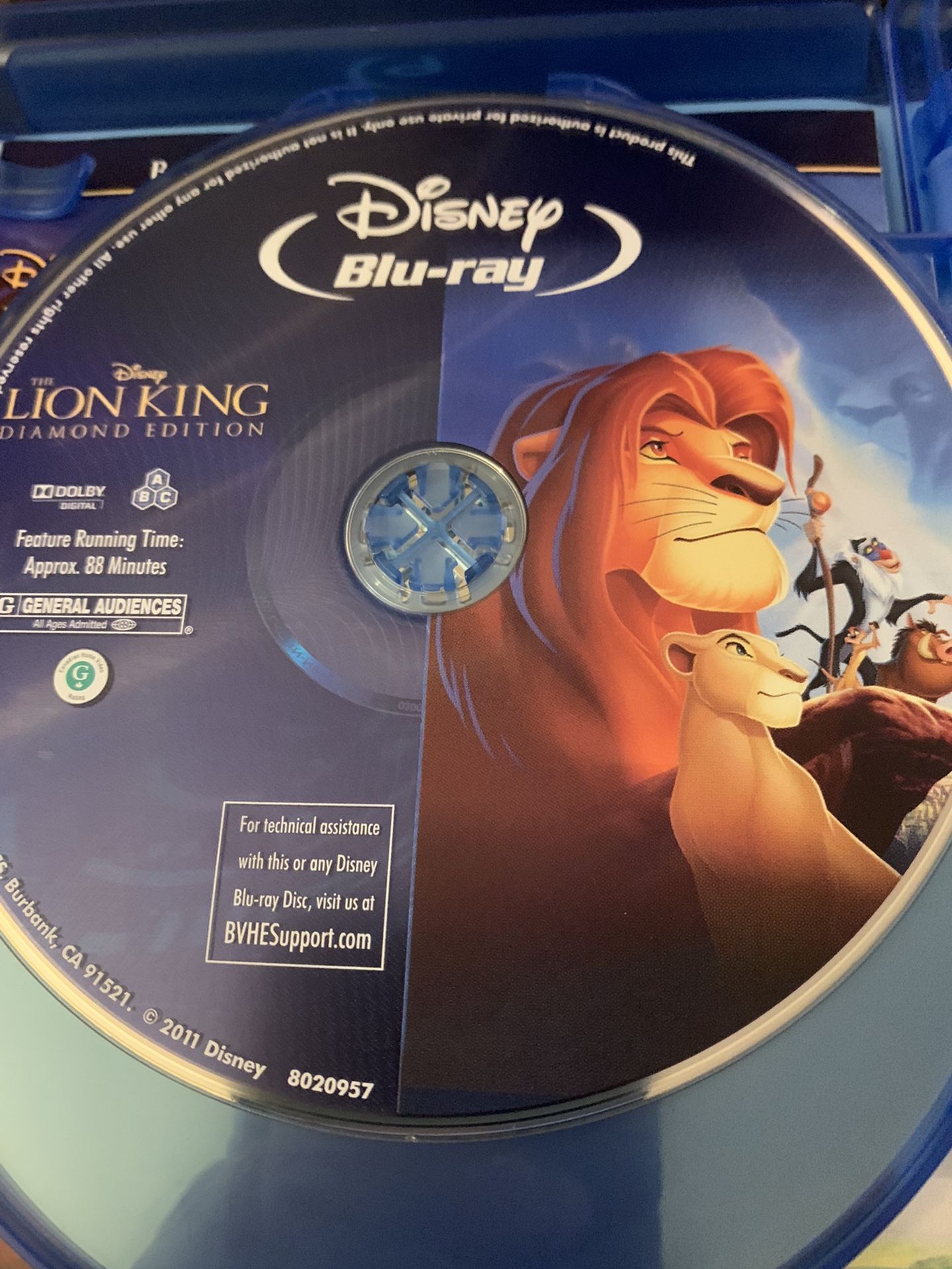 Diamond Edition Family Disney Films The Lion King Diamond Edition Blu-ray + DVD ...