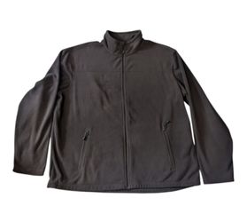 Gander Mountain Guide Series Brown Full Zip Front W Zip Pockets Fleece Jacket Men's XL
