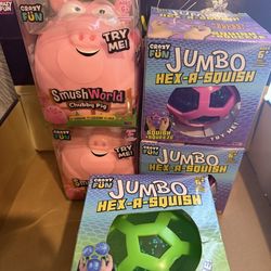 Squishy pig and ball