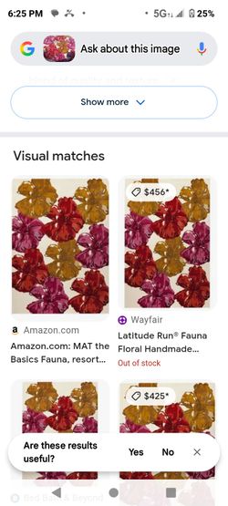 Floral Rug From India