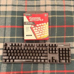 Hyper X Gaming Keyboard And Keycaps