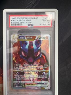 Lucario VSTAR Promo #291 PSA10