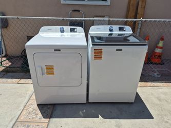 Maytag washer and dryer open box