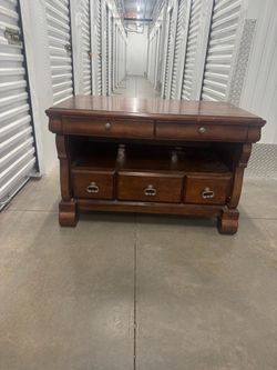 Wooden Entertainment Stand