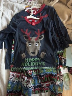 Christmas Boy Pajamas Target Brand - Size 18 Moths 2,3 And 5 Years Old