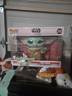 Star wars grogu , baby yoda action figures funko pop