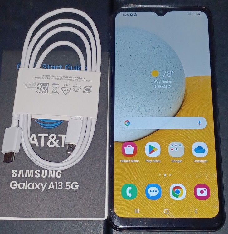SAMSUNG GALAXY A13 5G 64GB ANDROID NEW IN BOX UNLOCKED FOR T-MOBILE METRO AT&T CRICKET TELCEL MEXICO CLARO MOVISTAR TIGO A15 A14 A23 A32 A50 LYCA MINT