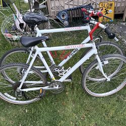2 Cannondale bikes