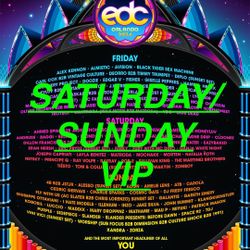 2024 EDC Orlando - Saturday & Sunday VIP Wristbands (2-Day Portion)