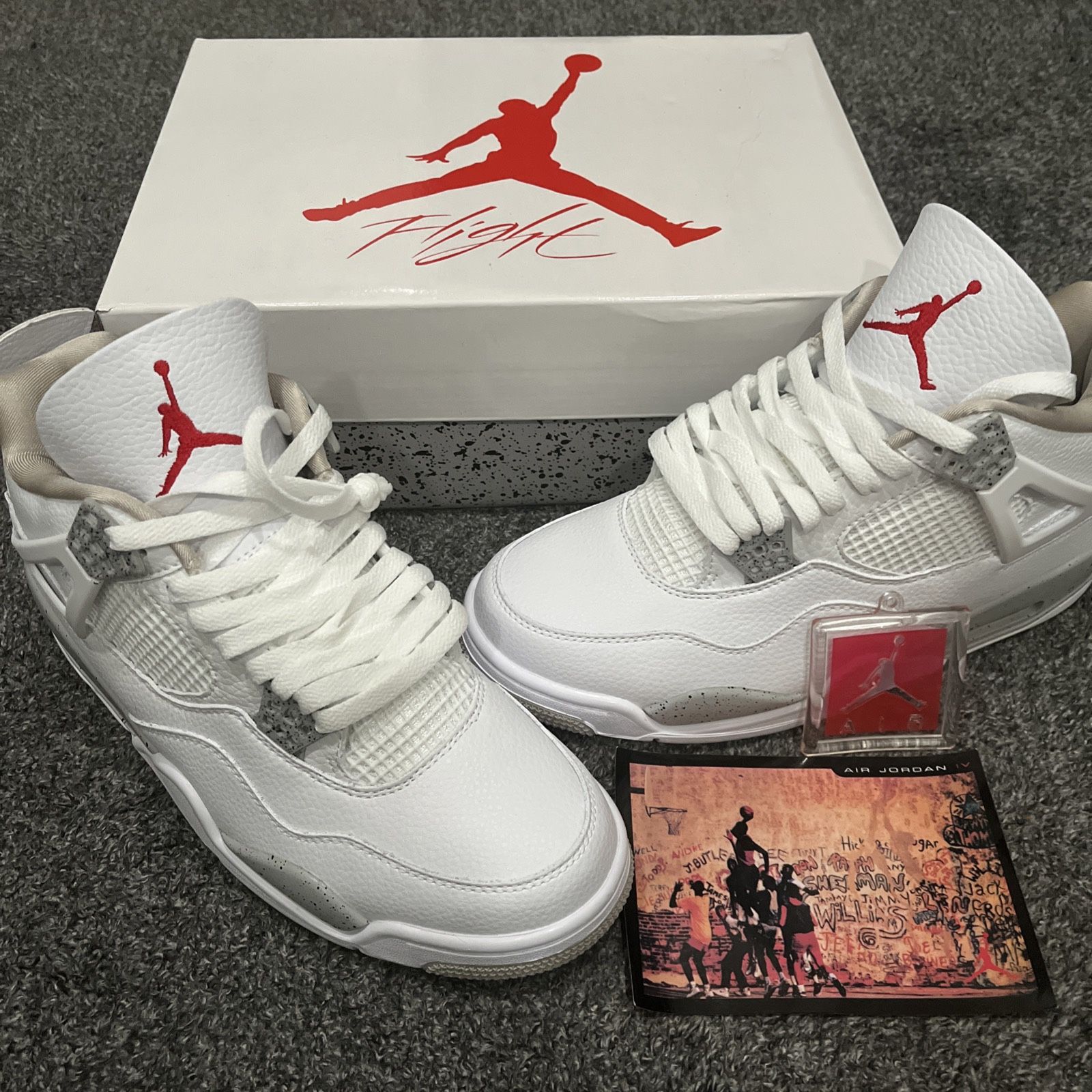 Nike Air Jordan 4 Retro “White Oreo” – Size 9.5 – Brand New