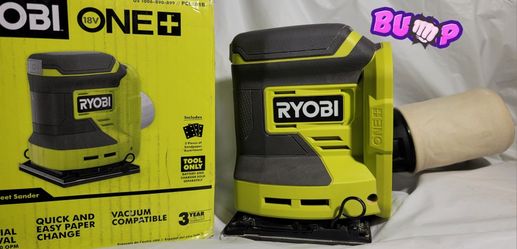 1/4 Sheet Sander (Tool Only) RYOBI ONE 18V Cordless (**OPEN BOX**)