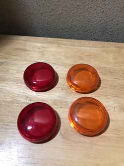 Motorcycle stop and turn covers