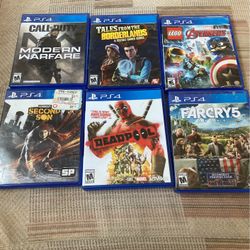 PS4 Games (check description)