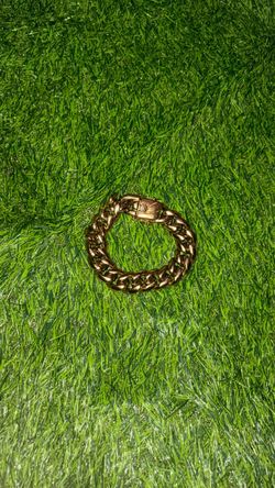 Cuban Link Bracelet 18mm 4x Gold-Plated