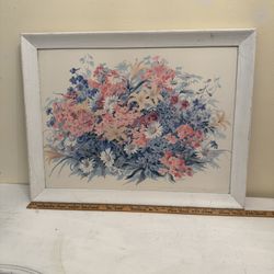 Large Vintage Floral Print 