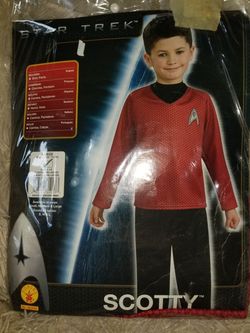 Star trek Scotty costume large boys