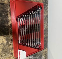 Snap-on OEX711B 11pc SAE Combination Wrench Set 3/8-1in Chrome Finish