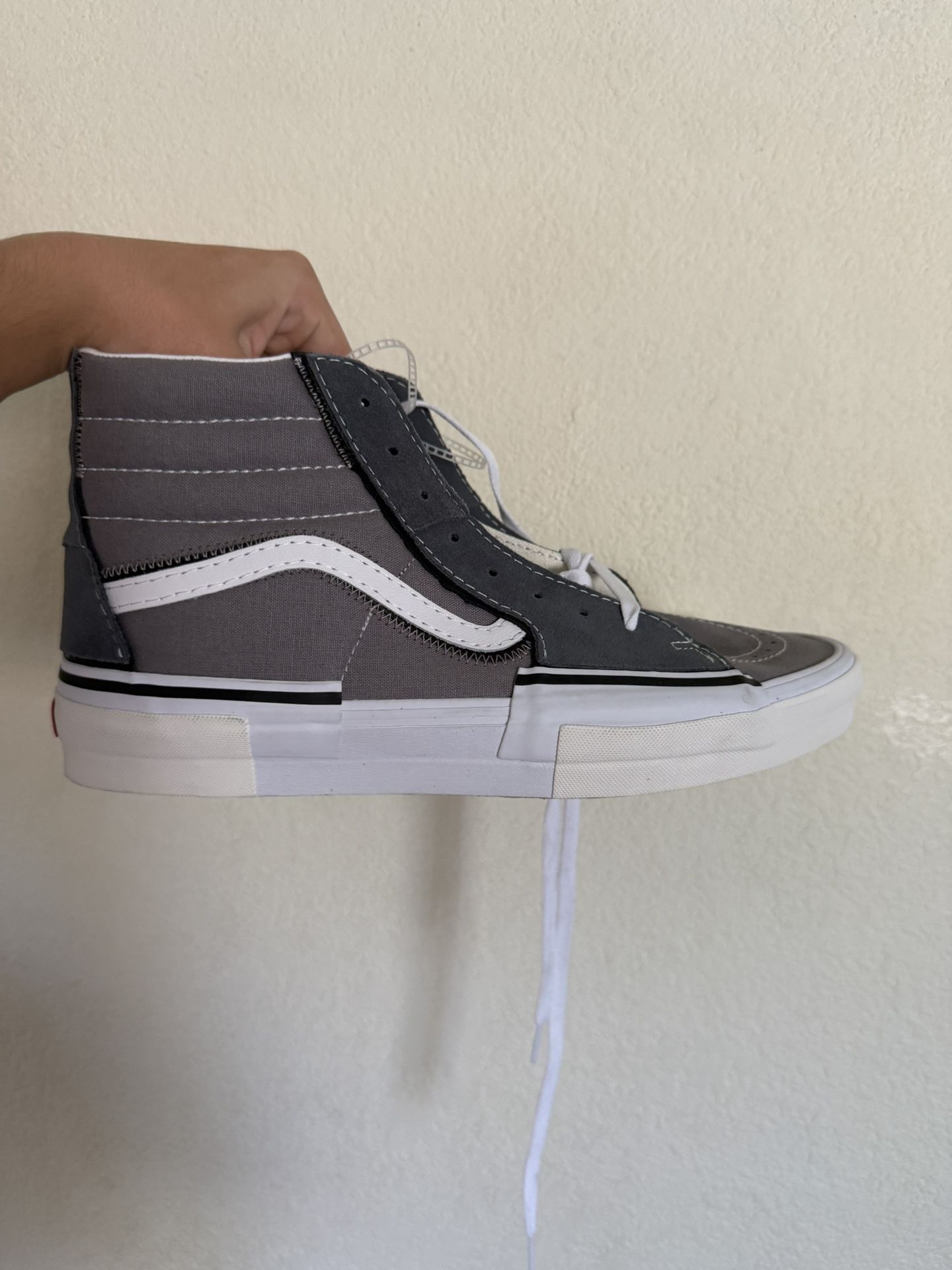 vans sk8 hi reconstruct grey