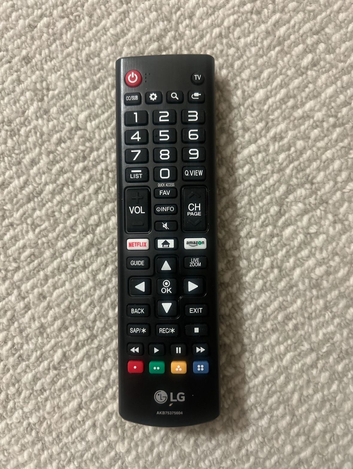 LG AKB 4 Remote Control Compatible with All LG TV models