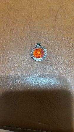 Vintage Silver enameled Saint Christopher Surf Medal