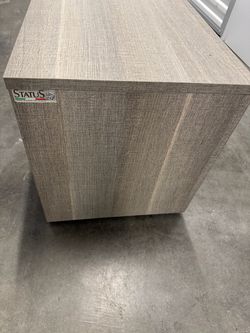 Status Italian Made Wood Grain Cabinet
