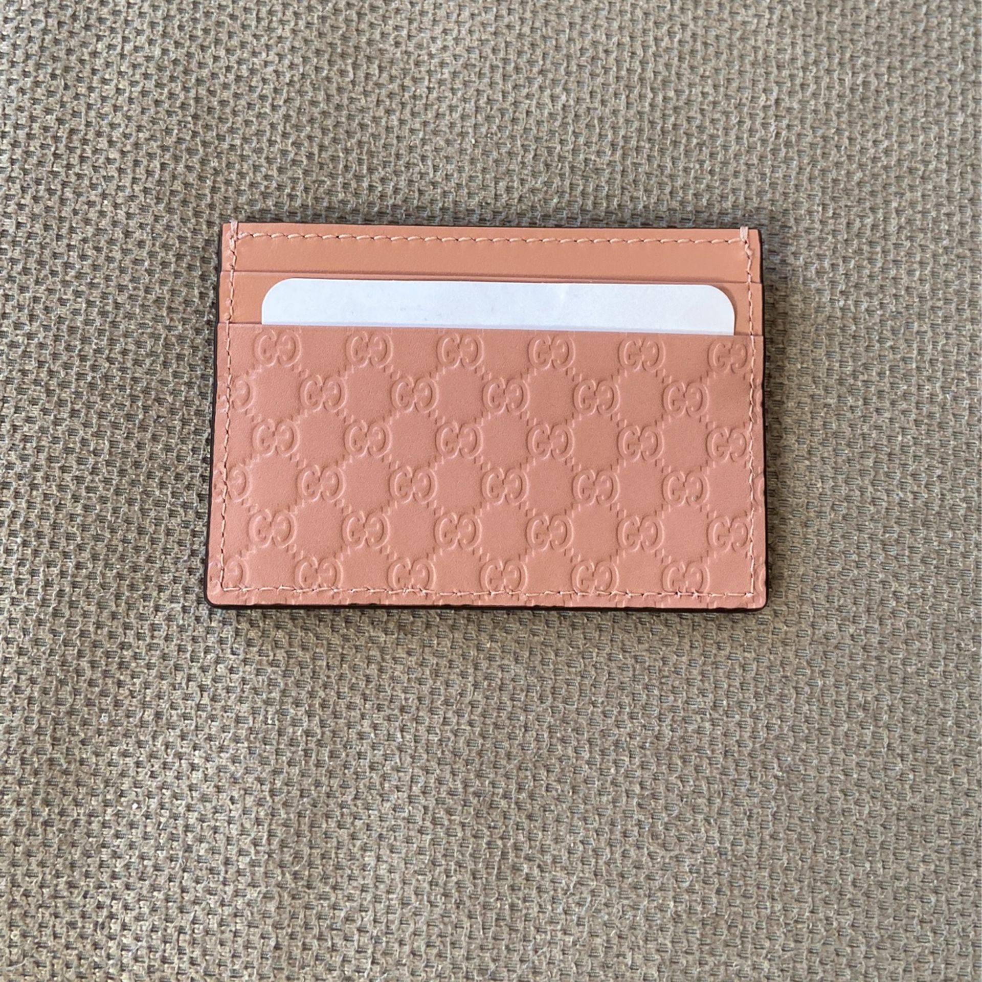 Pink Gucci Card Case