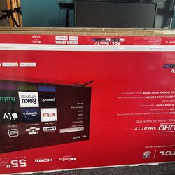 2x TCL 55” 4K Google TVs (Model 55S551F) – Dolby Vision – Like New 