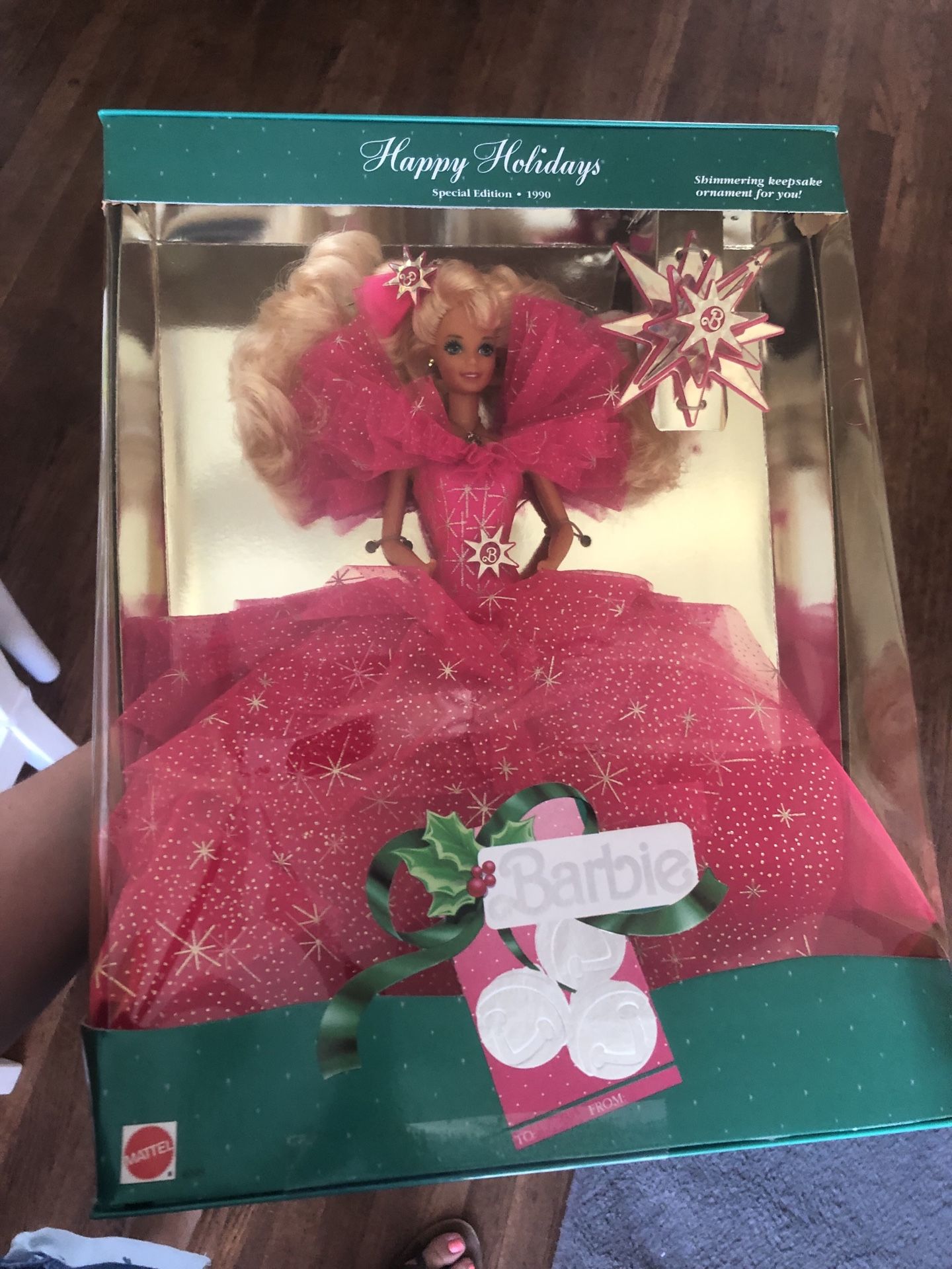 Happy Holidays Barbies ( have 3...$25 each)