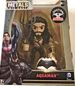 Aquaman Figurine M15 Heavy Metal Die Cast DC Comics Jada Toys 2016 Collectible
