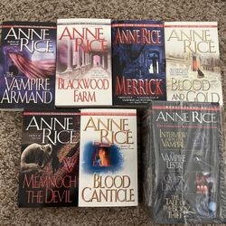 Anne Rice Vampire Chronicles Complete Book Series with Movies