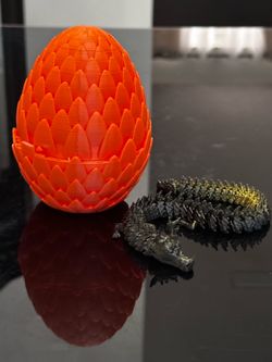 3D Dragon with Egg