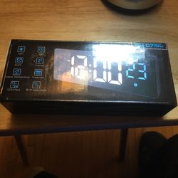 colorful huge clock display