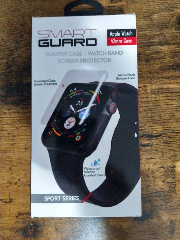 🔥 Apple Watch 42mm Kit – 3-in-1 Band + Case + Screen Protector – NEW!