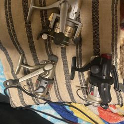 3 Fishing Reels For Sale 