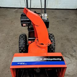 For Sale: Simplicity Snowblower 24" Bucket with 8HP $600 
