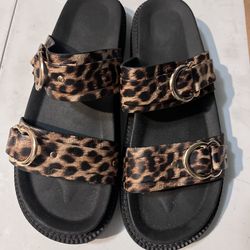 WMNS SANDALS CHEETAH PRINT