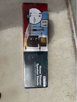 Home theater speaker stands